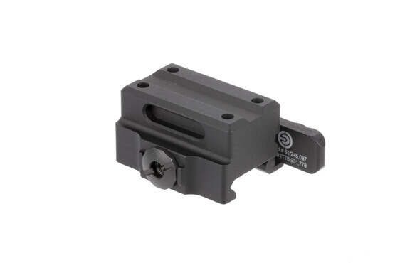 The Trijicon MRO Midwest Industries Mount with QD lever is machined out of 6061 aluminum